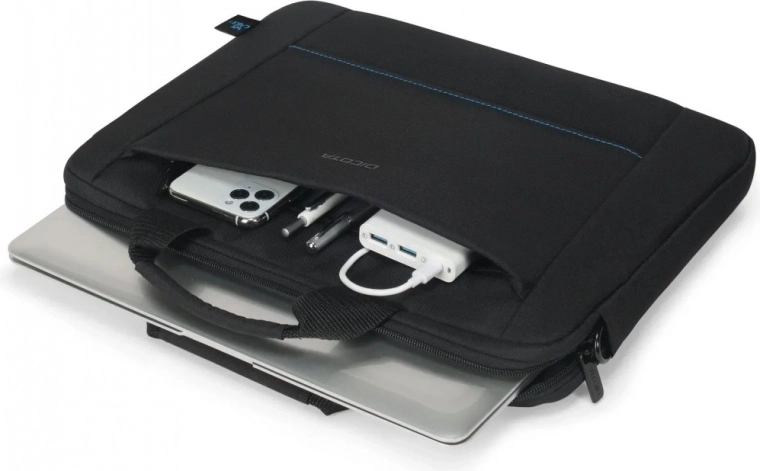 Keep accessories tidy with the front pocket