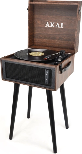 Akai ATT-101BT patefonas su įmontuotais garsiakalbiais ir Bluetooth