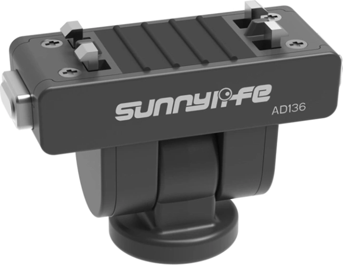 Sunnylife greito atleidimo 1/4" adapteris su 180° pasukimu, skirtas Insta360 X4 Air, X5 ir Ace