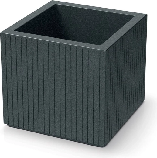 Coro Square Flower Pot 40 × 40 cm graphite