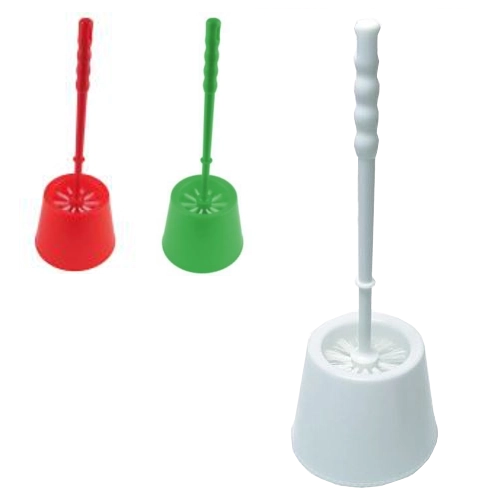 Apvalus WC šepečio komplektas Sanel iš patvaraus plastiko