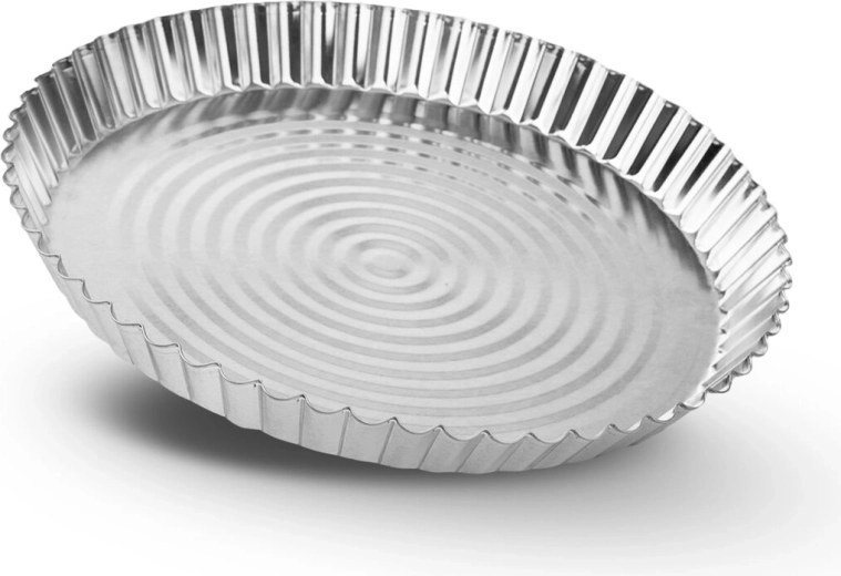 Alavuota (alavuoto krašto) cinkuota kepimo forma pyragui ir picai 20 cm