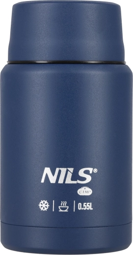 NILS Camp maisto termosas 550 ml, mėlynas