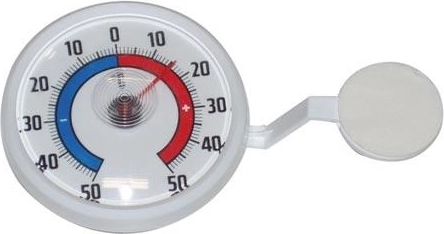 Window round thermometer 7 cm self-adhesive