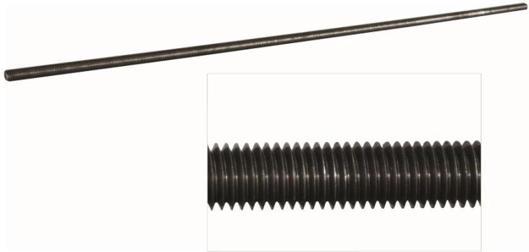 Threaded rod M10 DIN 975, strength class 4.8 (1 m)