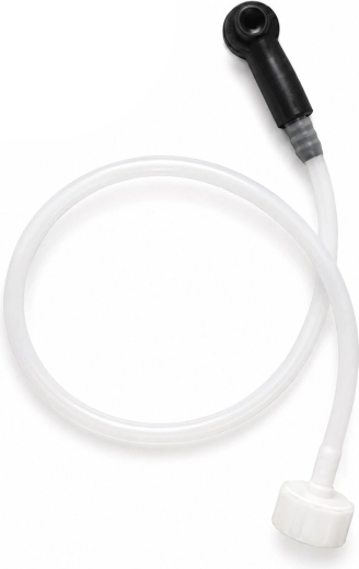 Transparent hose for monitoring fluid flow