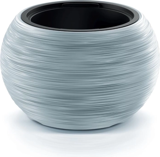 Furu Bowl Planter with Insert 43.5 cm – light gray