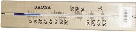 Medinis pirties termometras 27 cm tvirtinimui prie sienos