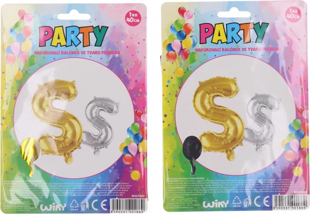Inflatable Balloon Letter S 40 cm