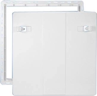 Inspection hatch 600 × 600 mm plastic white