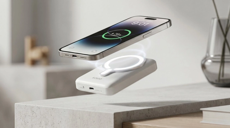 Belaidis Qi iki 15 W ir greitas USB‑C PD
