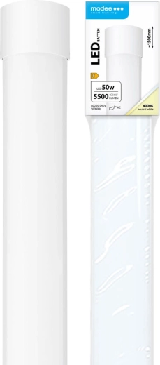Modee LED linear light 50 W, 1500 mm, 5500 lm, neutral white, IP20