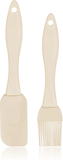 CULINARIA Kitchen Set – Silicone Spatula and Pastry Brush
