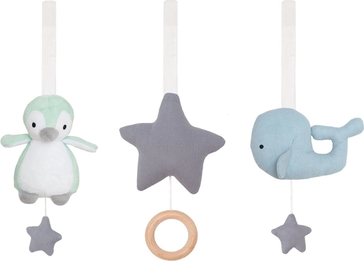 Jabadabado žaislai ant lavinimo stovelio (baby gym) – pingvinas – 1 vnt.