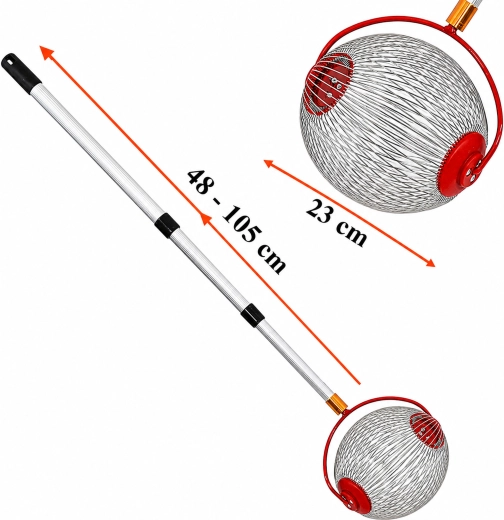 Telescopic nut, ball and fruit picker 48–105 cm - 1 piece