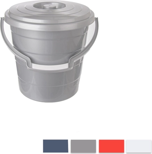Hobby bucket with lid 10 l – assorted colors