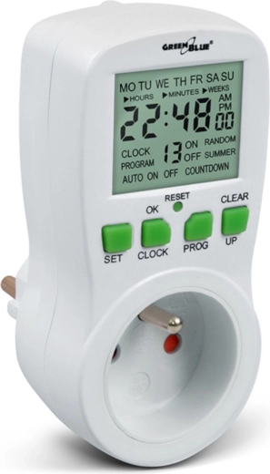 Skaitmeninis laikmatis GreenBlue GB107 – 16 programų