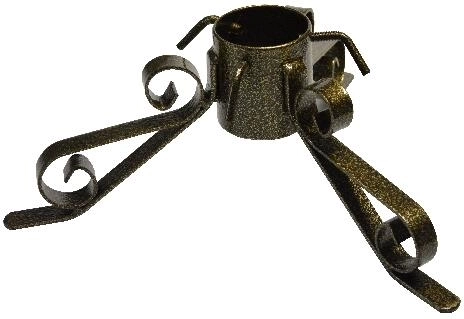Auksinis metalinis eglutės stovas