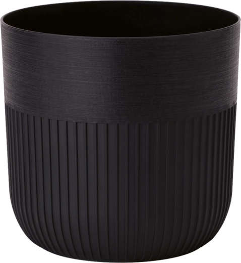 Luca Petit Flower Pot 19 cm deep black