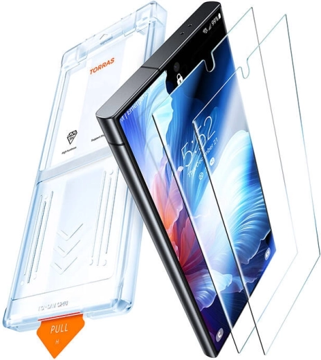 Grūdintas stiklas Samsung S24 „Torras Install Master“