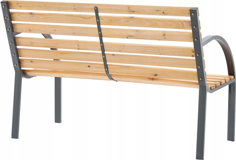 Natural wooden slats with impregnation