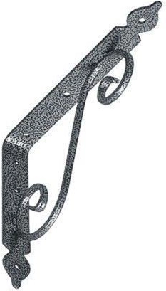 Shelf bracket 240 × 190 mm, silver, graduated