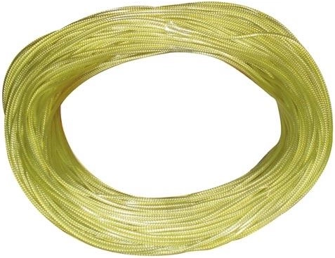 Skalbinių virvė 60 m su plastikine danga ir nailoniniu lyneliu, spalvų miksas