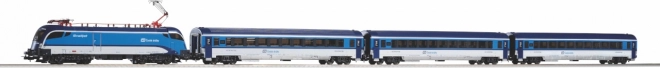 PIKO startinis rinkinys – keleivinis traukinys ČD railjet taurus, mastelis H0