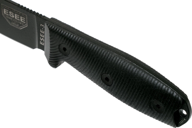 Ergonomic G10 handle with secure grip