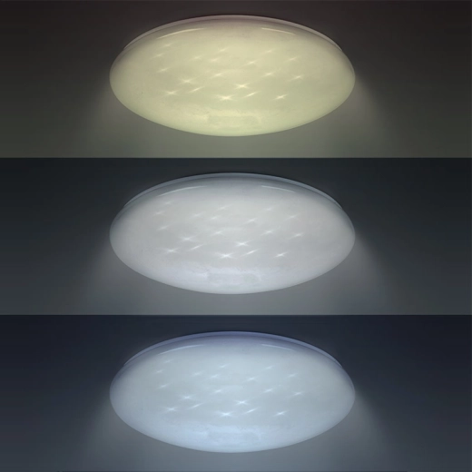 Adjustable light temperature 3000–6500 K