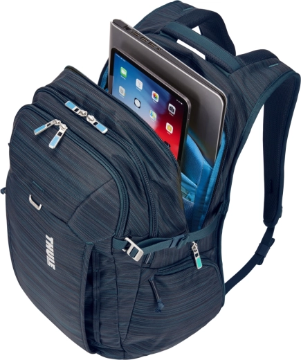 Secure laptop and tablet compartment