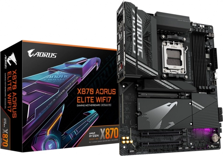 AORUS X870 ELITE WIFI 7 Motherboard (AM5, ATX)