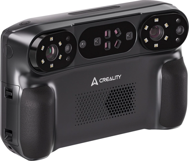 3D skeneris Creality Sermoon P1 – profesionalus rankinis skeneris su mėlynu lazeriu ir NIR