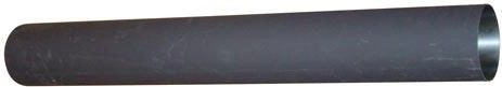 Flue pipe 150 mm, length 750 mm, thickness 1.5 mm, black