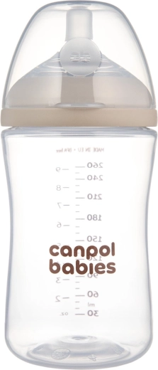 Canpol babies antikolikinis buteliukas Natural shape 260 ml