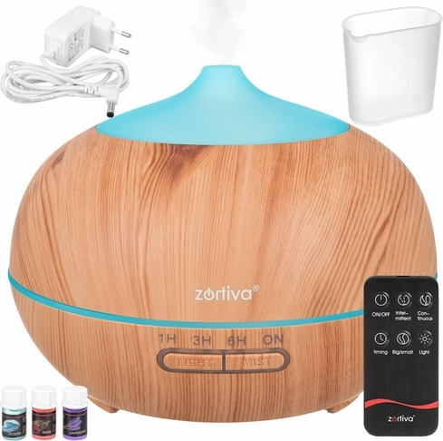 Convenient control: remote control, timer and mist modes