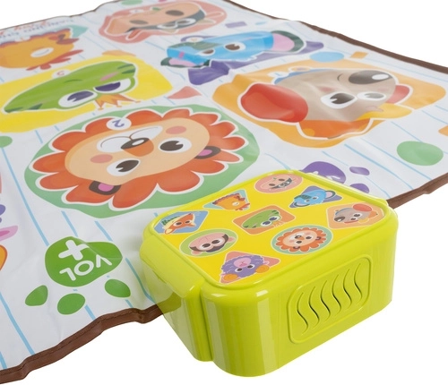 Colorful animal motif, LED lights and volume control