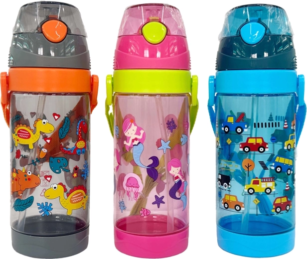 Children's water bottle 550 ml plastic - 1 piece