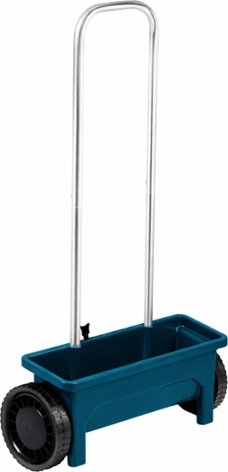 Hand garden spreader for seed, fertilizer and salt 12 L
