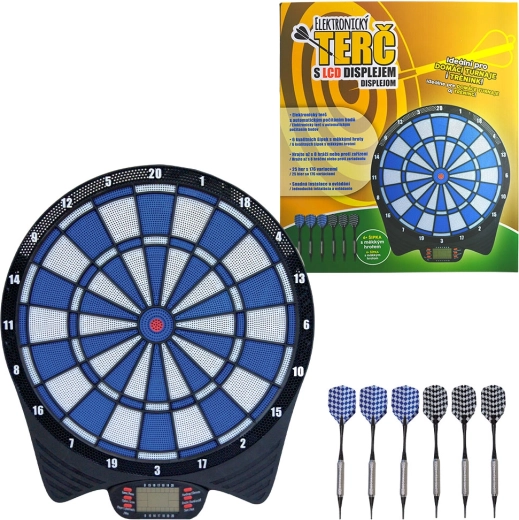 Electronic Dartboard with LCD Display