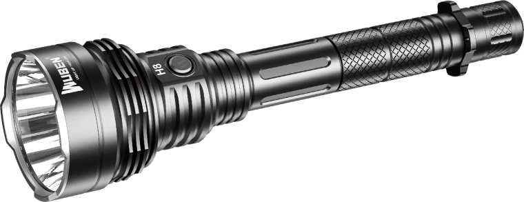 Wuben H8 Deluxe Kit taktinė žibintuvėlis 1800 lm, juodas rinkinys