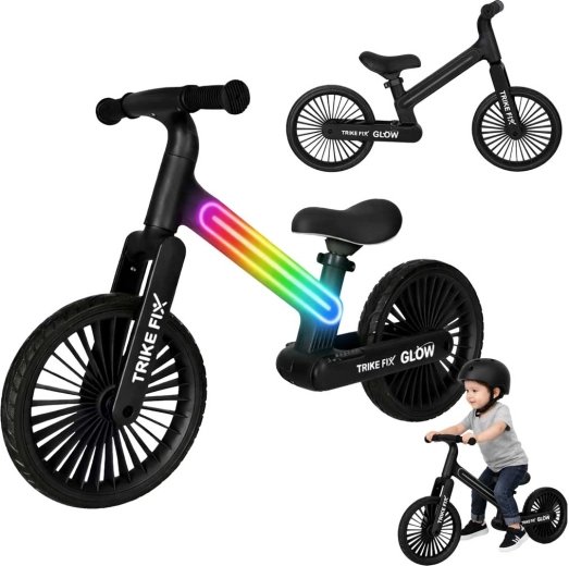 Balansinis dviratukas Trike Fix Glow LED vaikams