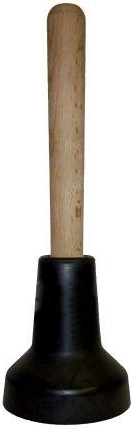 Drain plunger black 9 cm