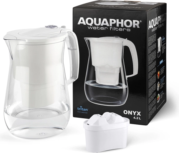 Water filter jug 4.2 l onyx with B100-25 cartridge (white)