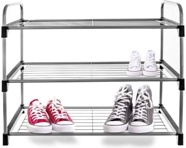 Metal 3-tier shoe rack 65.5 × 30 × 54 cm