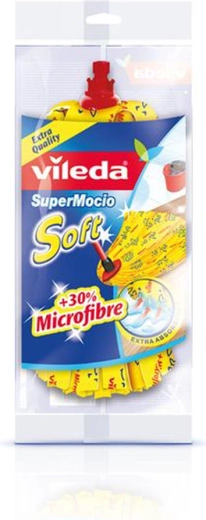 Vileda SuperMocio Soft Replacement Head with Microfibre