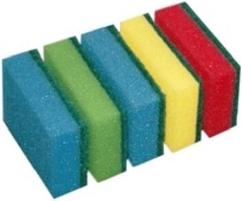 Maxi Dish Sponge 9.5 × 7 × 3 cm, 5 pcs