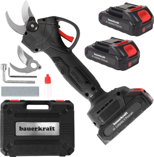 21 V Cordless Electric Pruning Shears for Branches and Hedges