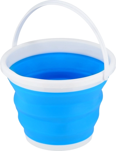 NILS Camp Collapsible Bucket 10 l – Blue