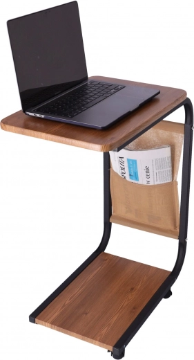 Stabili konstrukcija ir stilinga tamsi mediena